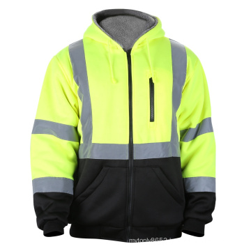 High Vis Class 3 Construction Safety Reflective Jacket